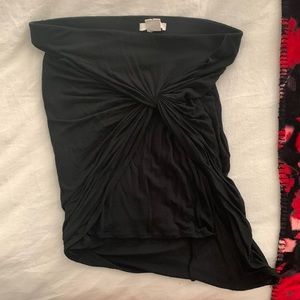 Helmet Lang gathered mini skirt